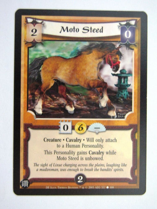 Vintage L5R Cards: MOTO STEED # 27H45