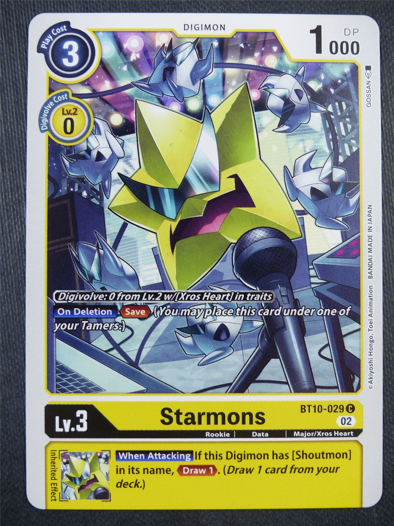 Starmons BT10-029 - Xros Encounter - Digimon Card #98N