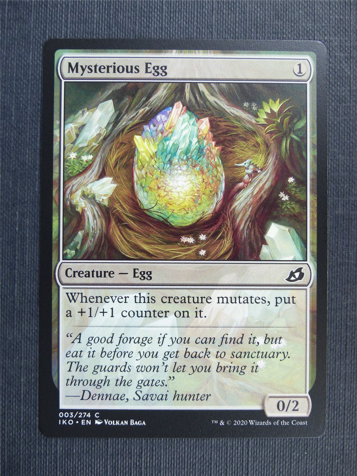 Mysterious Egg - IKO Mtg Card