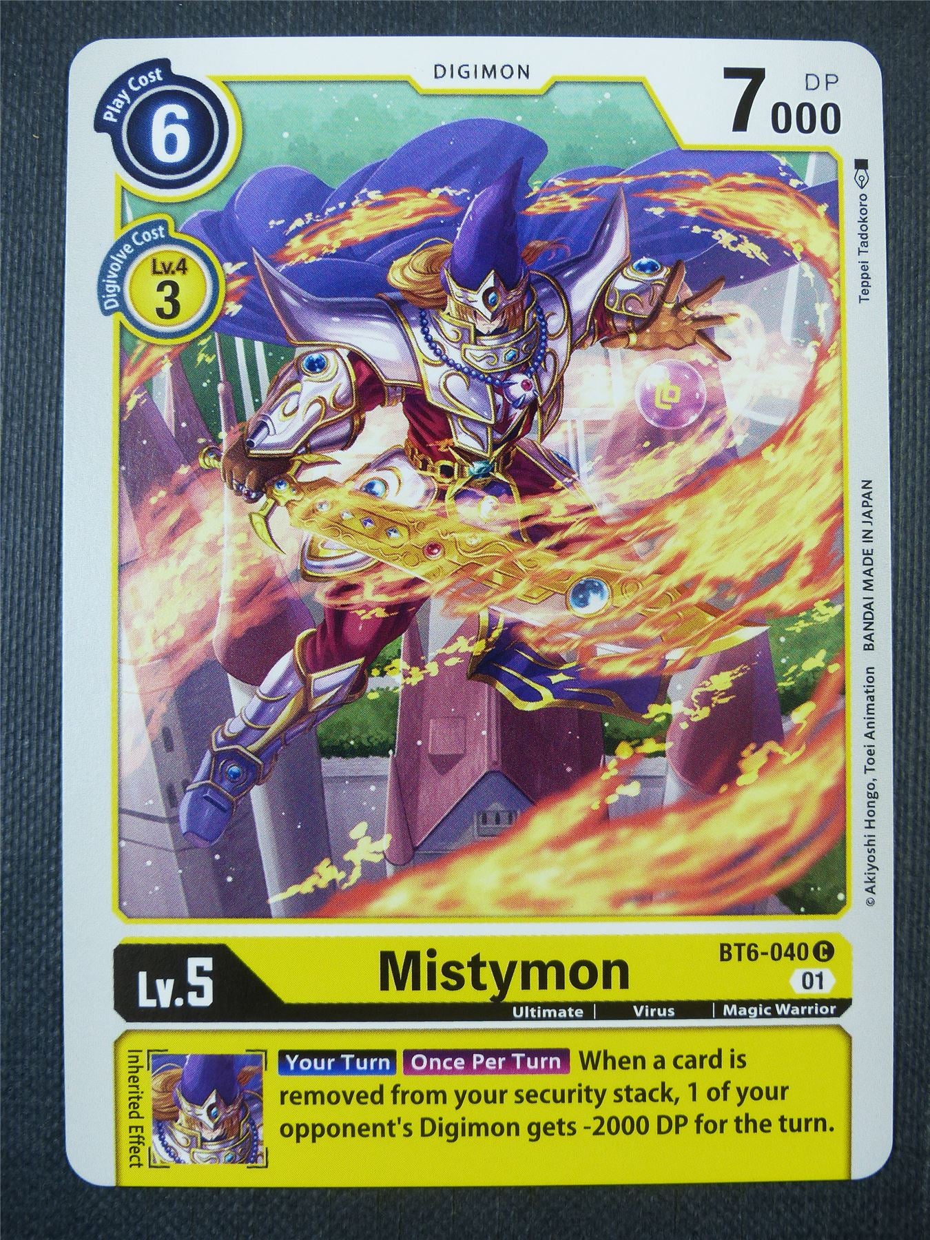 Mistymon BT6-040 C - Digimon Card #60V