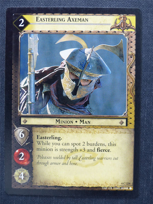 Easterling Axeman 4 C 224 - LotR Cards #L6