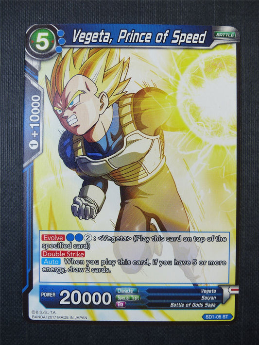 Vegeta Prince of Speed ST - Dragon Ball Super Card #A5E