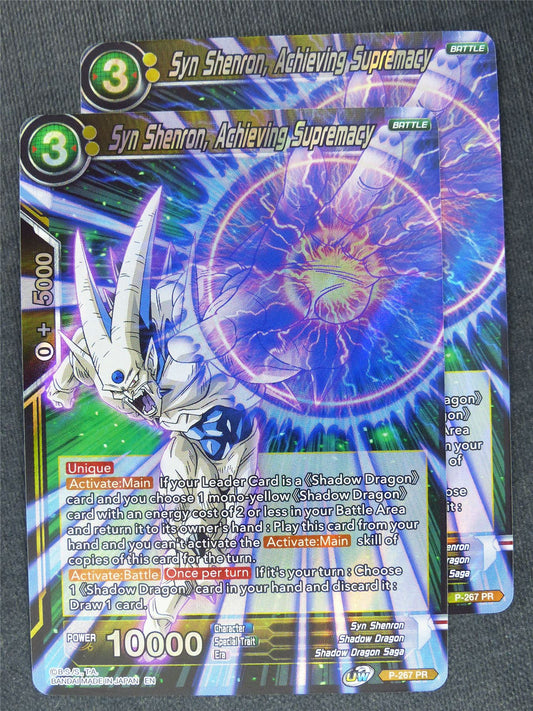 Syn Shenron Achieving Supremacy Promo x2 #KQ