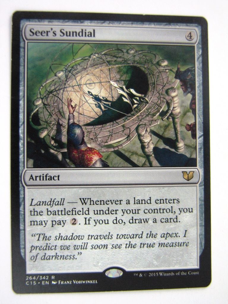 MTG Magic Played Cards: SEER'S SUNDIAL # 6D51