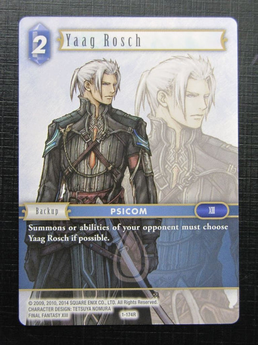 Final Fantasy Cards: YAAG ROSCH 1-174R # 27D46