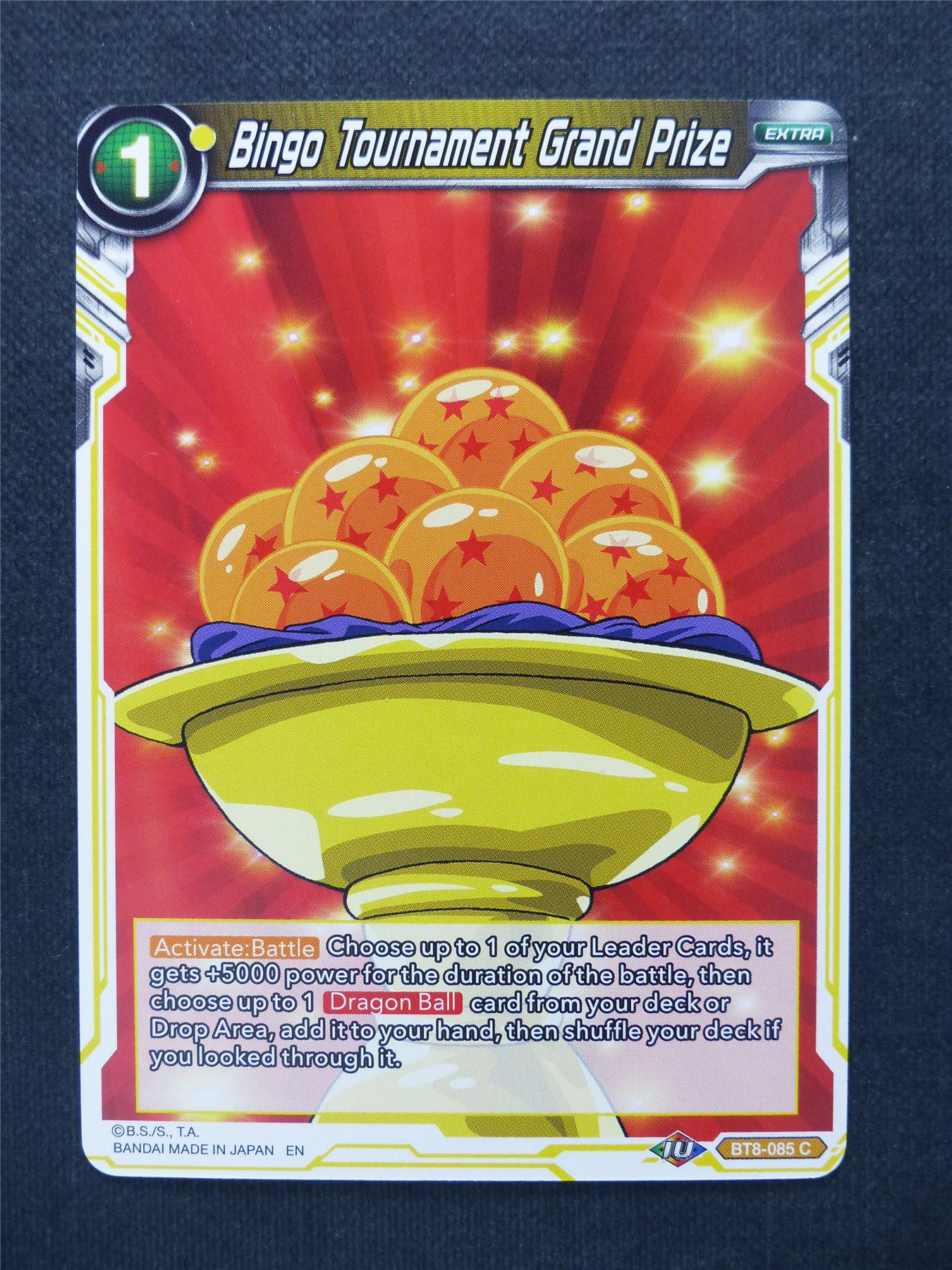 Bingo Tournament Grand Prize - Dragon Ball Super Cards #Z6
