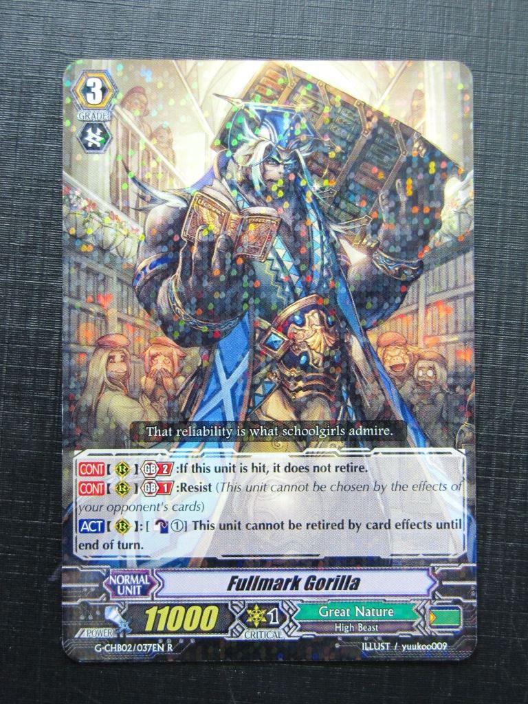 Vanguard Cards: FULLMARK GORILLA G-CHB02 R # 29C81