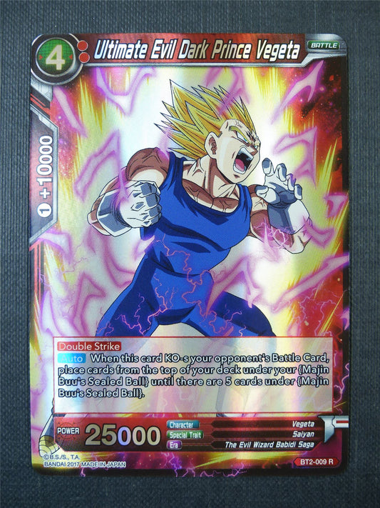 Ultimate Evil Dark Prince Vegeta R - Dragon Ball Super Card #A2B
