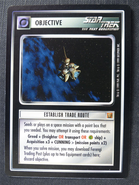 Establish Trade Route - NG - Star Trek Card #4X7