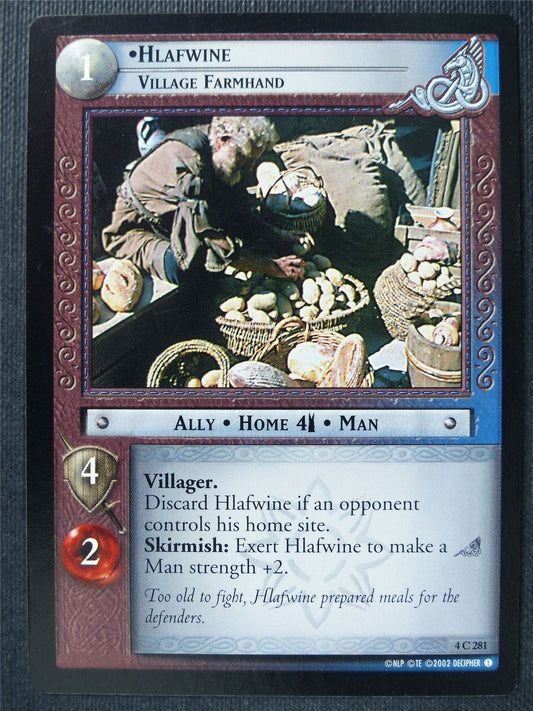 Halfwine 4 C 281 - LotR Card #3GV