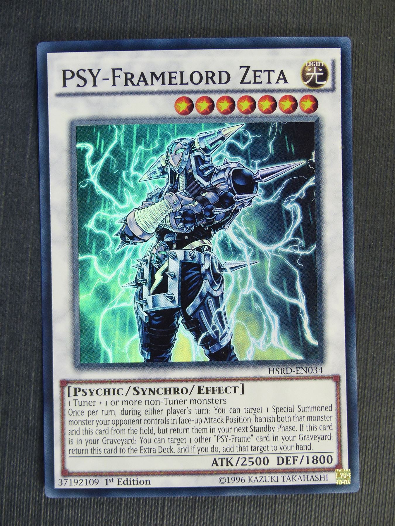 Psy-Framelord Zeta HSRD Super Rare - 1st ed - Yugioh Cards #TJ