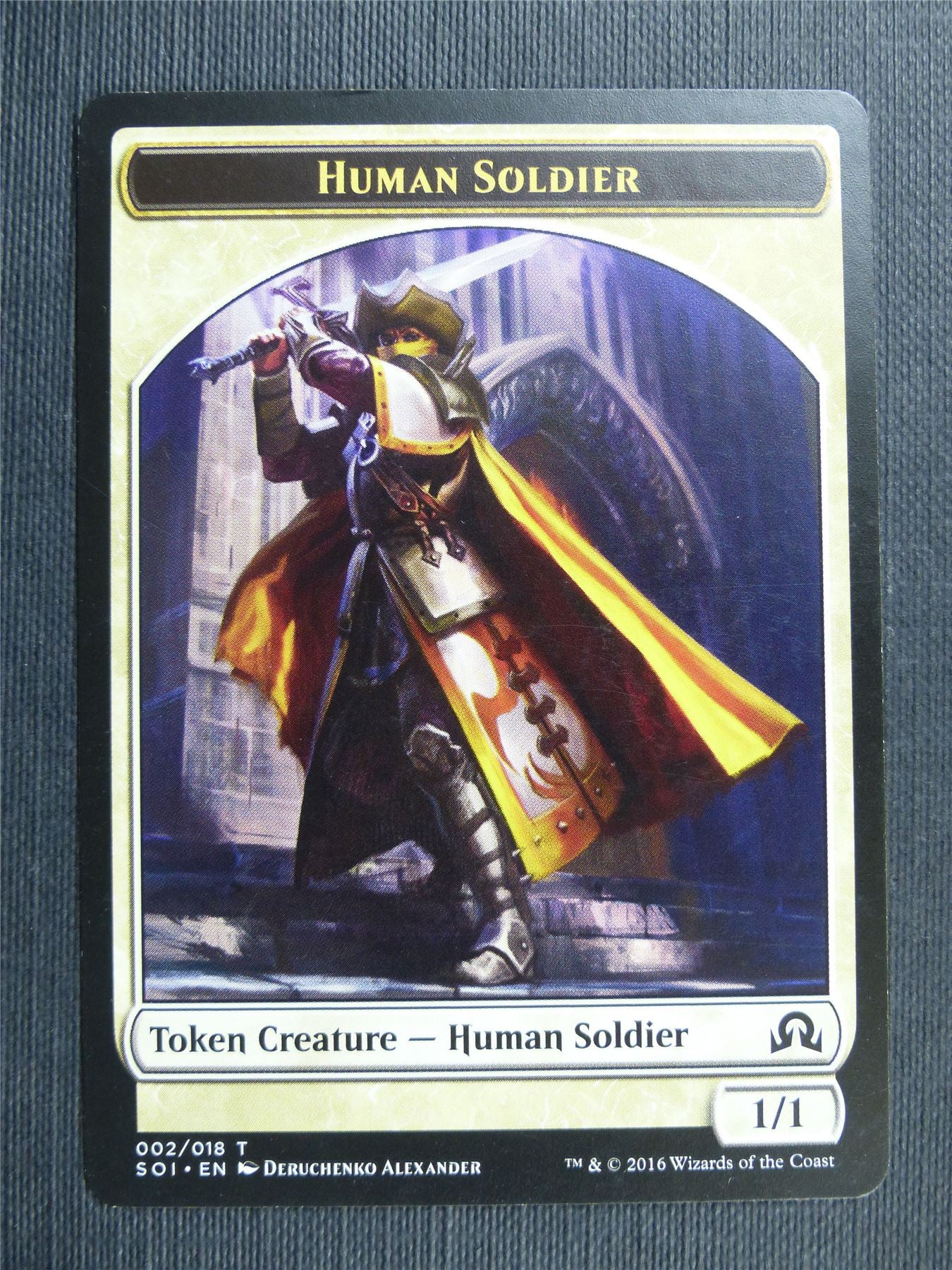 Human Soldier Token - Mtg Magic Cards #456