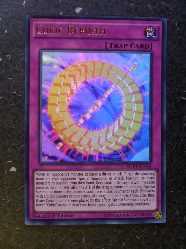 Yugioh Cards: CUBIC REBIRTH MVP1 SUPER RARE # 4A83