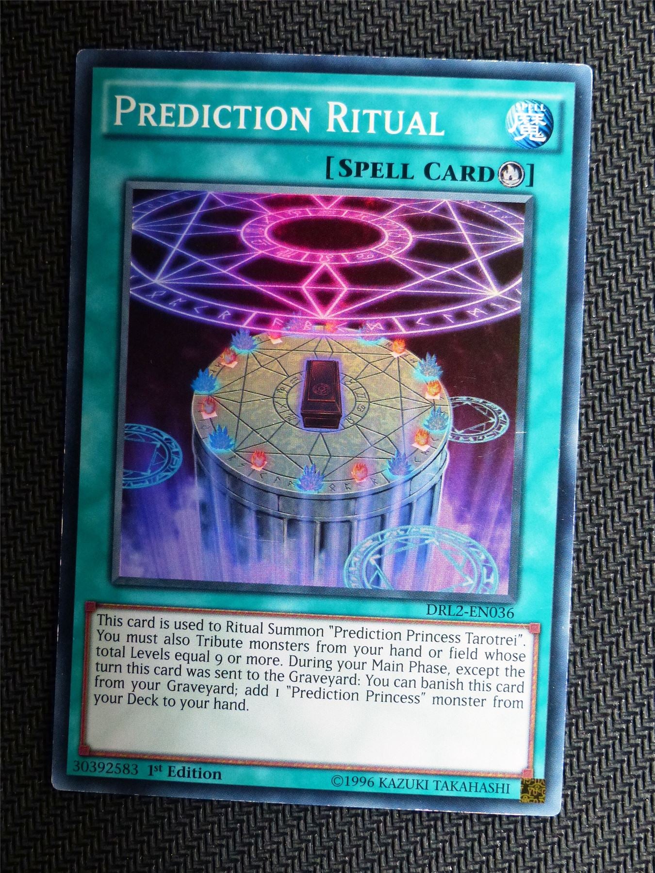 Prediction Ritual - DRL2 - Super Rare - Yugioh Card # 1H30