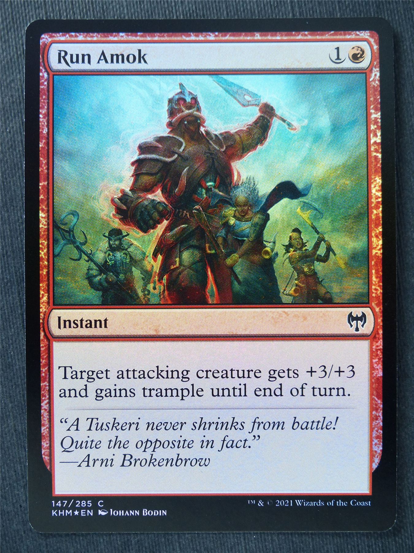 Run Amok Foil - Mtg Magic Cards #W5