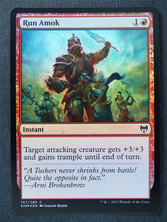 Run Amok Foil - Mtg Magic Cards #W5