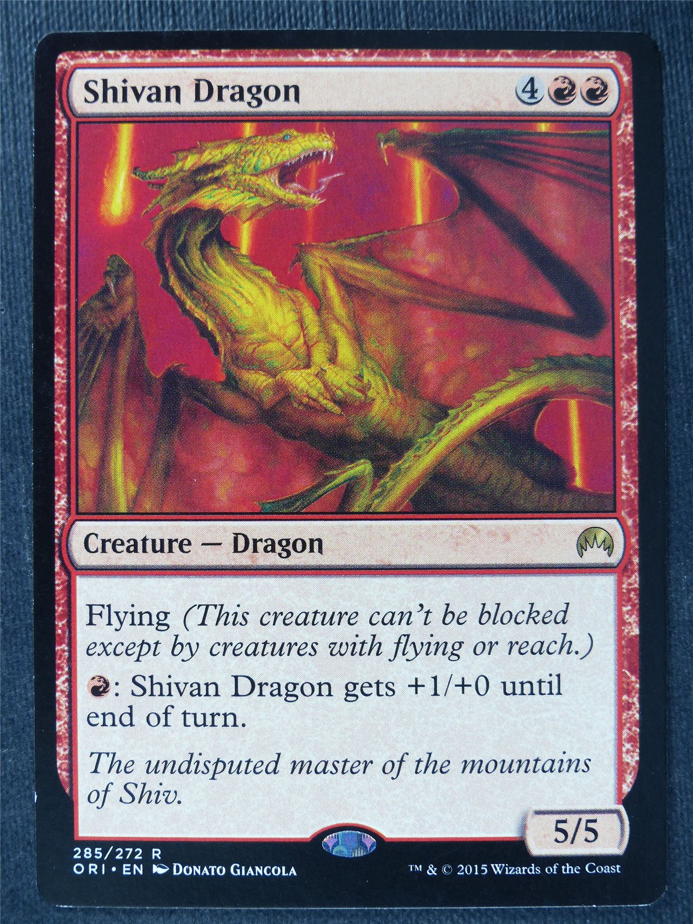 Shivan Dragon - Mtg Magic Cards #SI