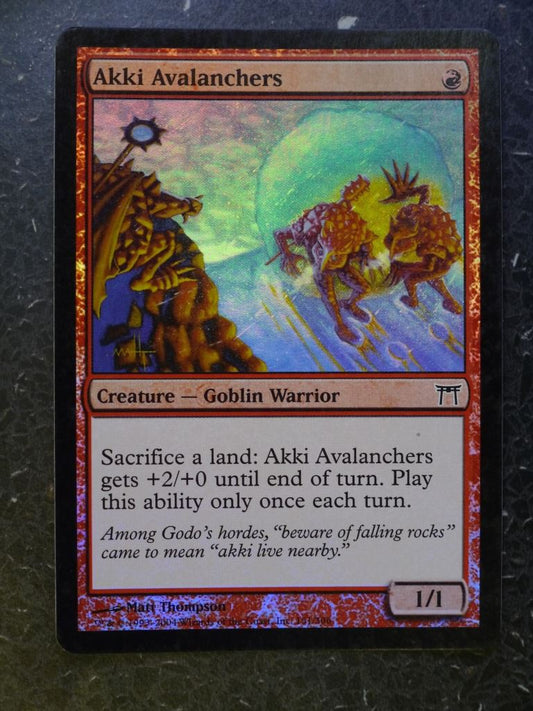 MTG Cards: AKKI AVALANCHERS FOIL # 5E11
