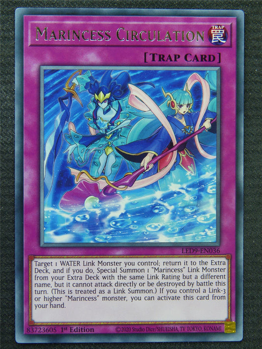 Marincess Circulation LED9 Rare - 1st ed - Yugioh Card #8R7