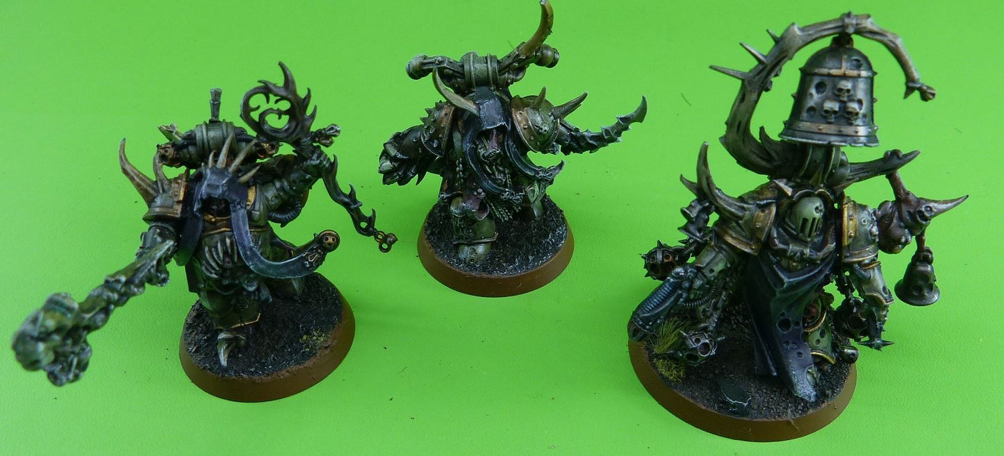 Death Guard Chosen of Mortarion Painted - Warhammer 40K #7X2