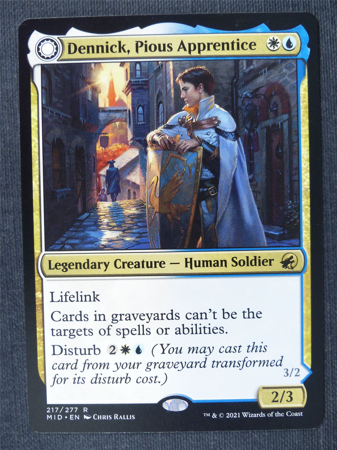 Dennick Pious Apprentice - Mtg Magic Cards #3Y0