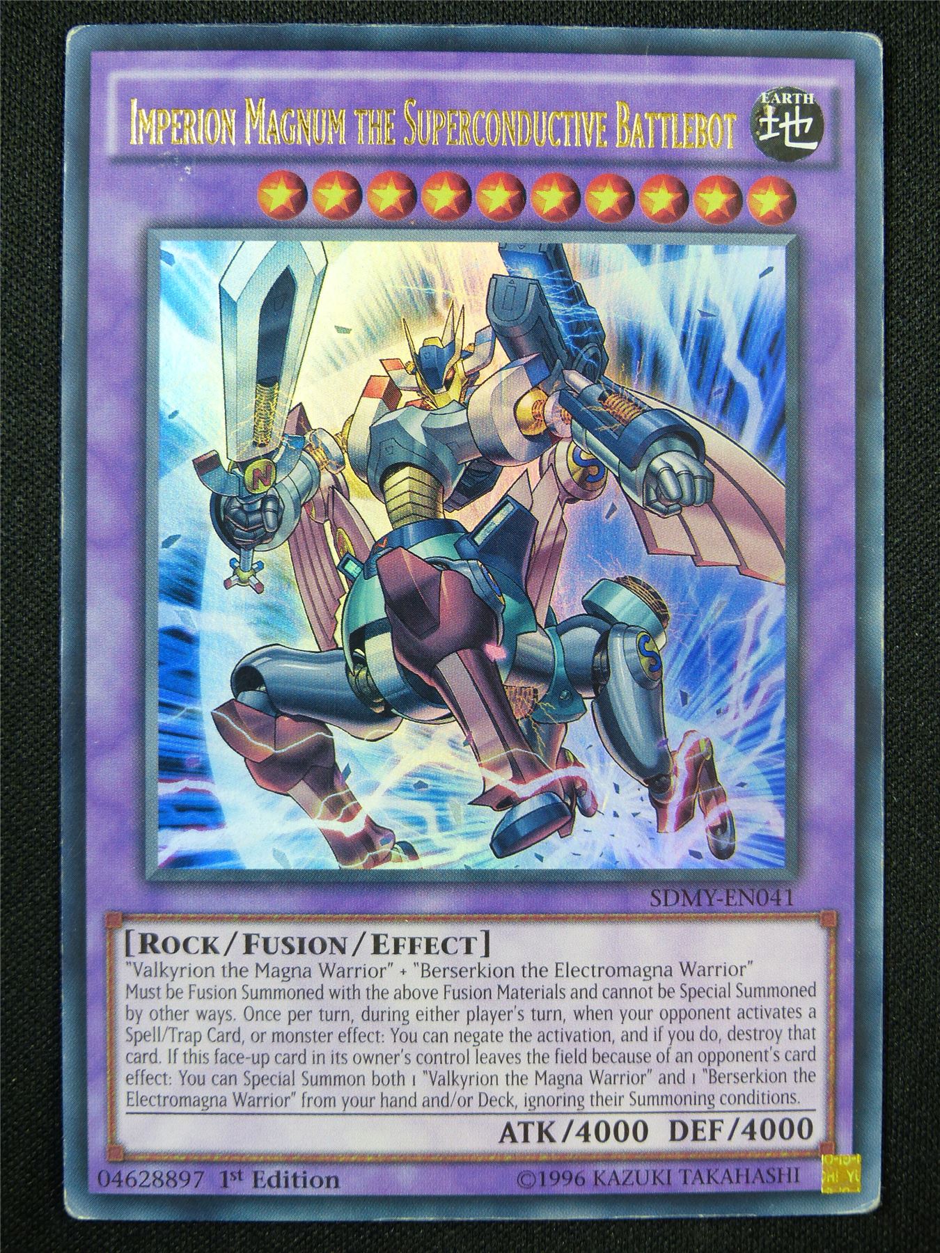 Imperion Magnum the Superconductive Battlebot SDMY Ultra Rare - 1st ed Yugioh Card #2NO