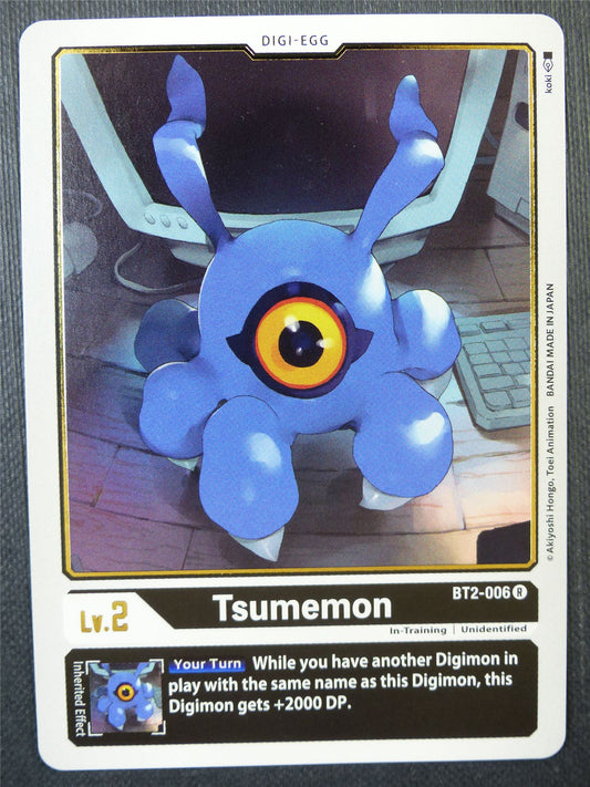 Tsunemon BT2-006 R - Digimon Card #8ZU
