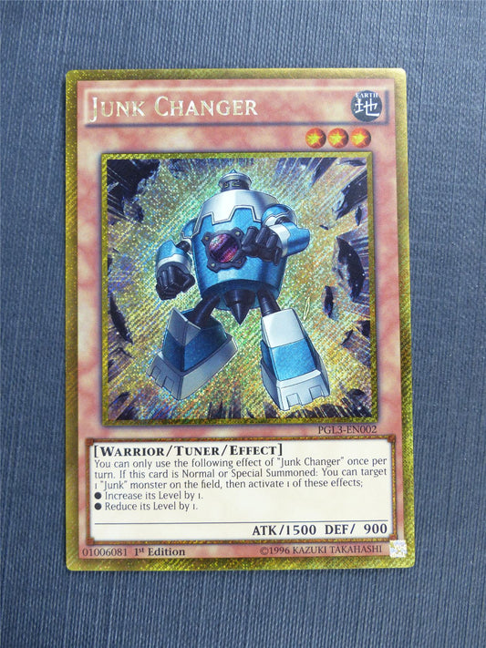 Junk Changer PGL3 Gold Rare - 1st ed - Yugioh Cards #4LO