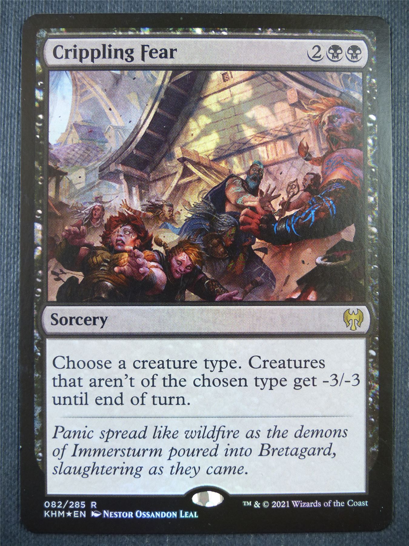 Crippling Fear Foil - Mtg Card #8SE