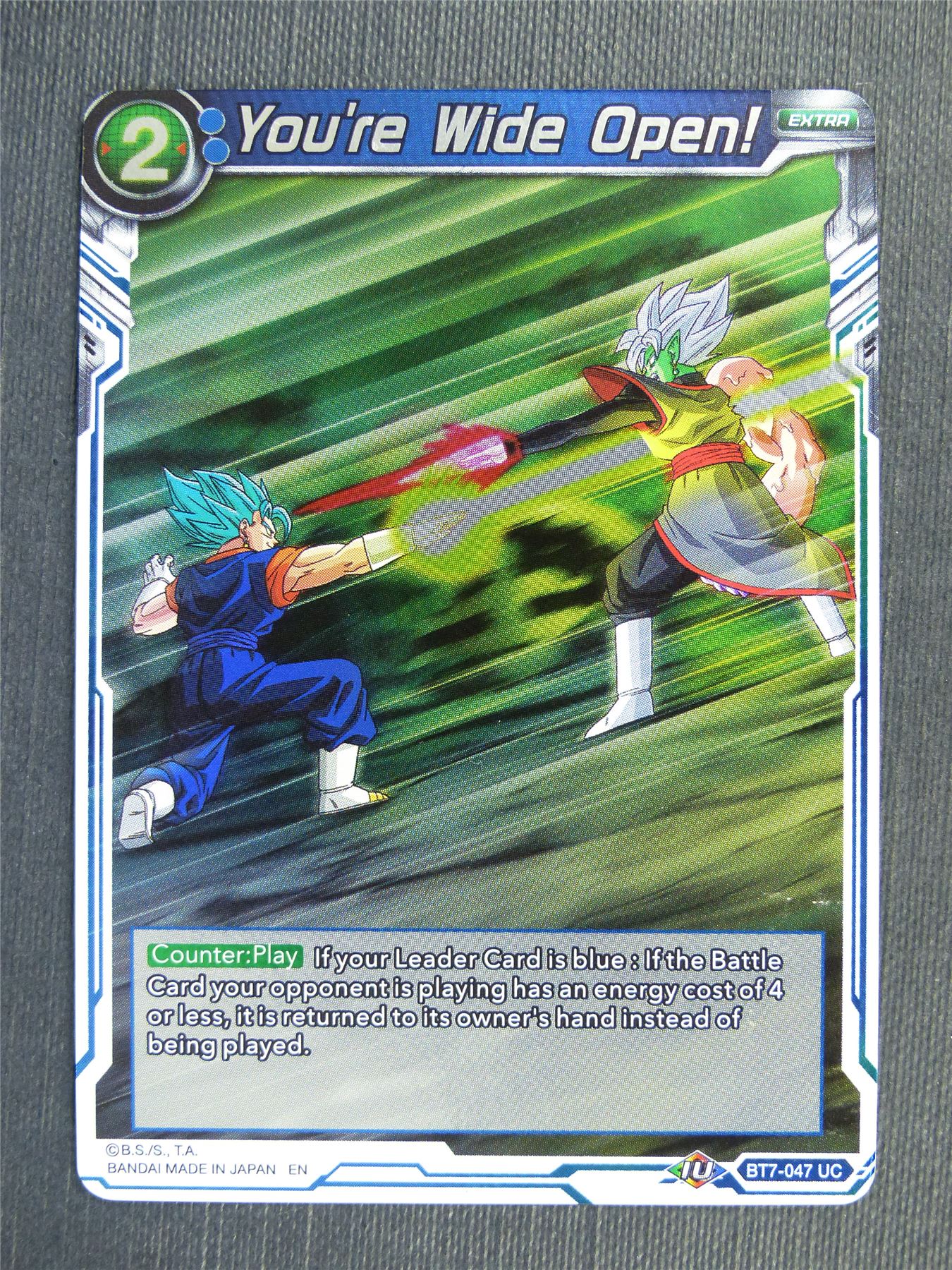 You're Wide Open! UC Foil - Dragon Ball Super Cards #47A