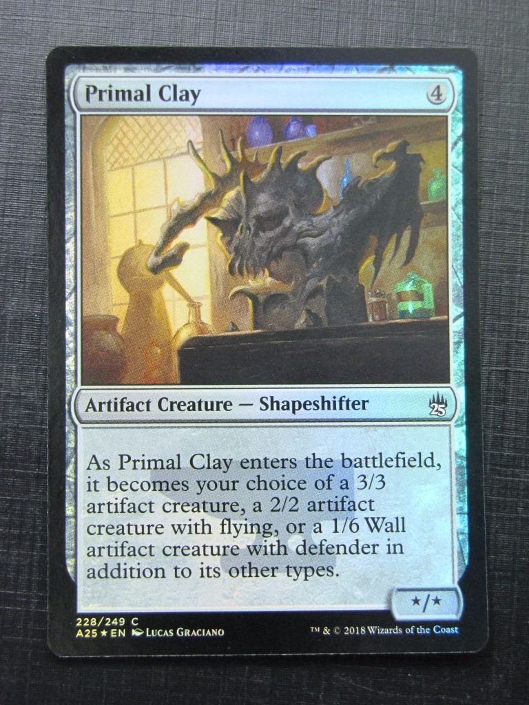 Primal Clay Foil - Masters 25 - Mtg Card # 10A12