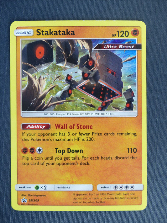 Stakataka SM209 Promo Holo - Pokemon Cards #2IP