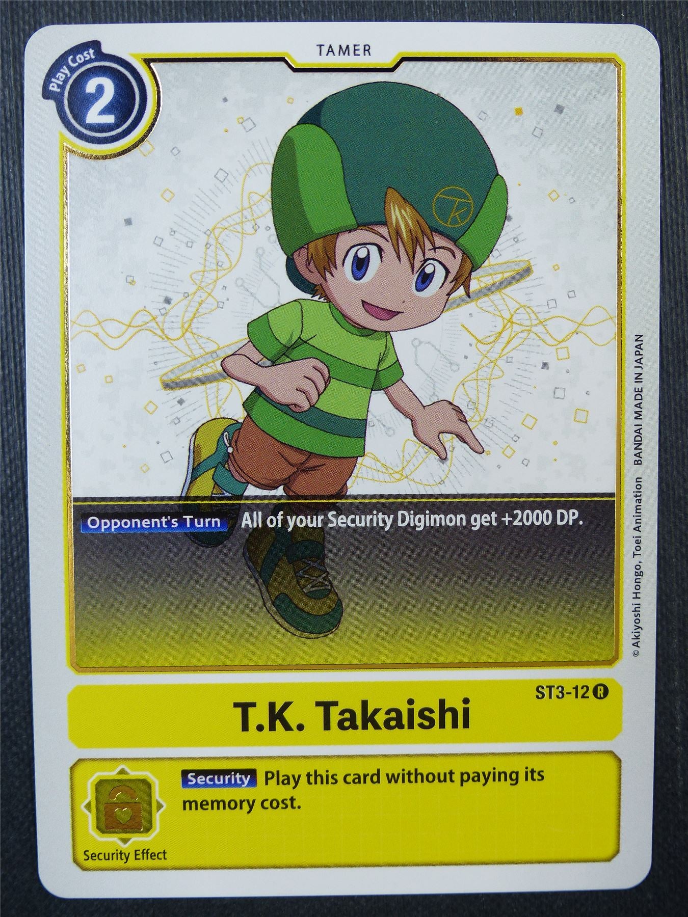 T.K. Takaishi ST3-12 R - Digimon Card #8ZY