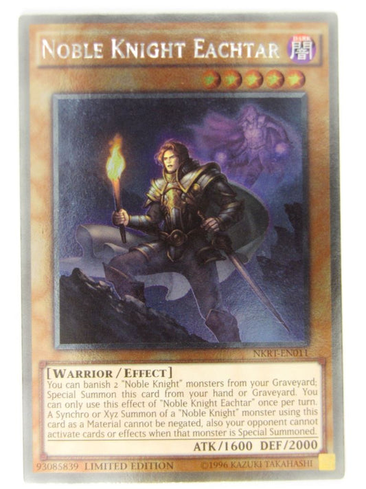 Yugioh Cards: NOBLE KNIGHT EACHTAR NKRT PLATINUM RARE # 21F81