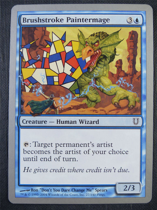 Brushstroke Paintermage - Mtg Card #9E5