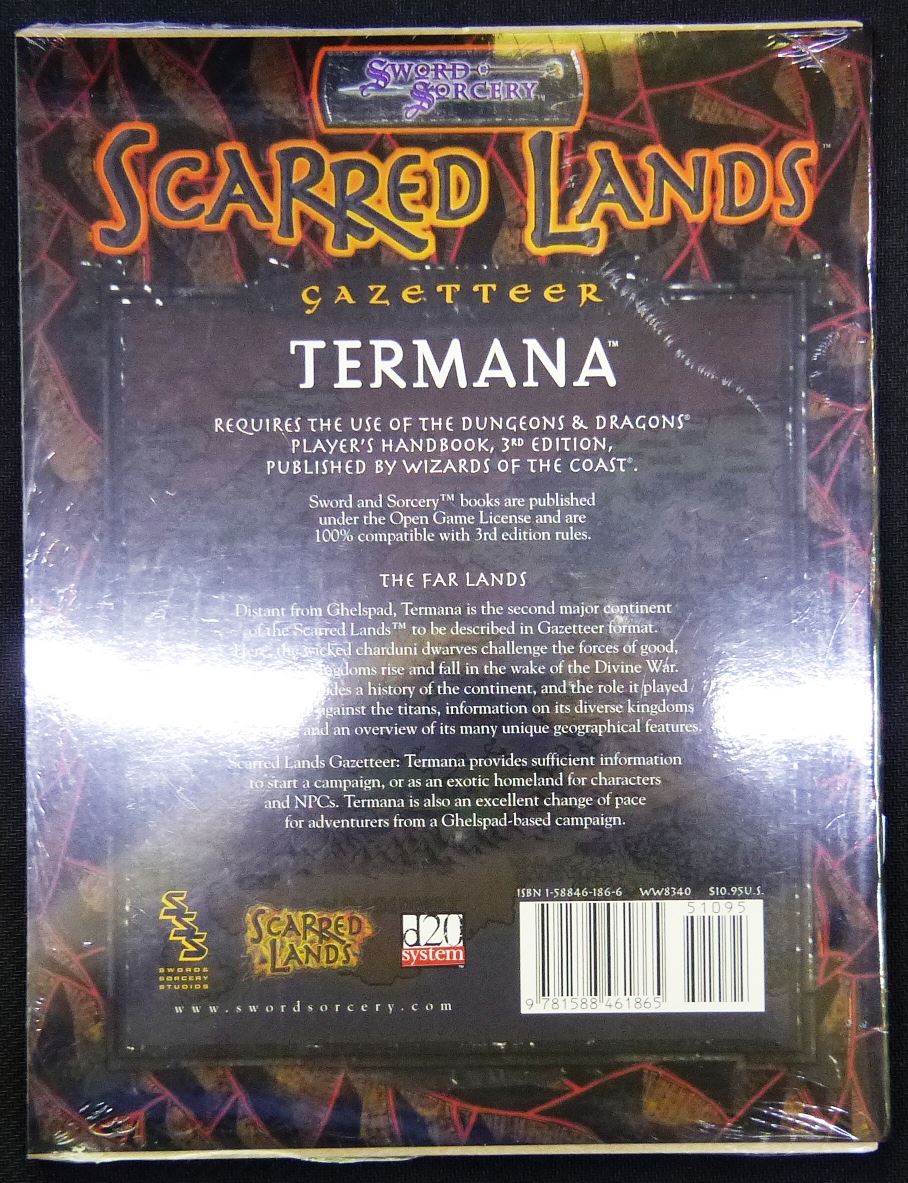 Scarred Lands - Gazetteer - Termana - Sword And Sorcery - Roleplay - RPG #ZA