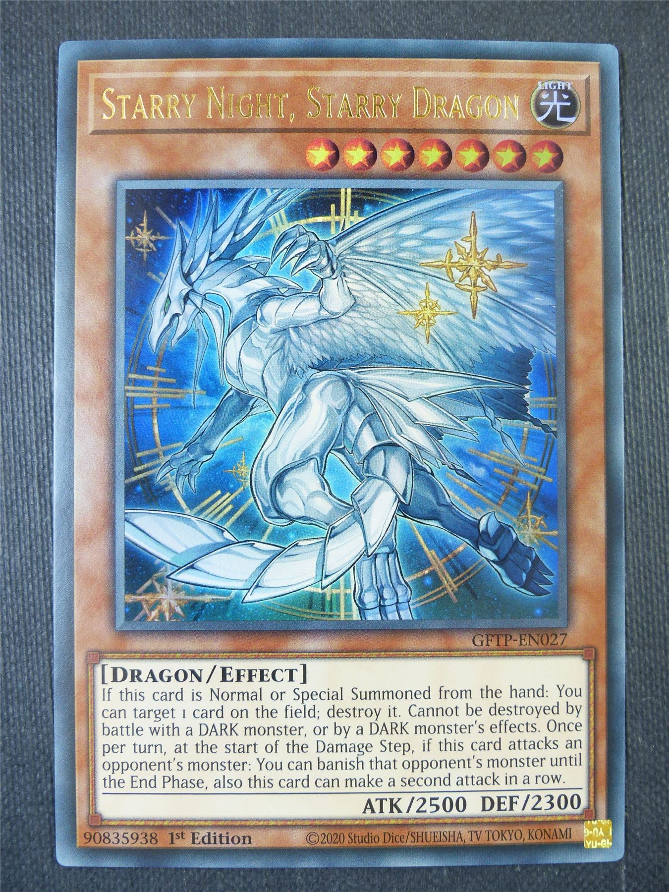 Starry Night Starry Dragon GFTP Ultra Rare - 1st ed Yugioh Card #25E