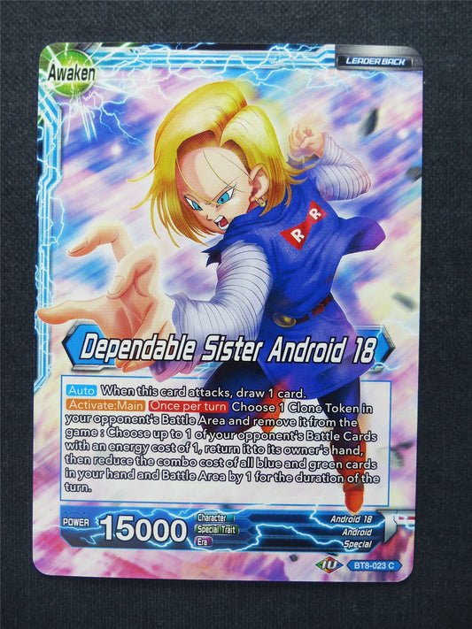 Dependable Sister Android 18 - Dragon Ball Super Cards #Y1
