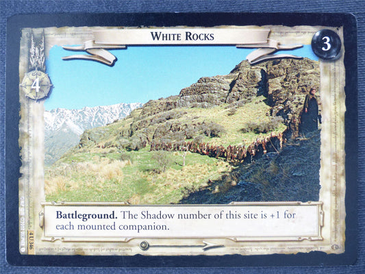 White Rocks 4 U 346 - played - LotR Cards #IU