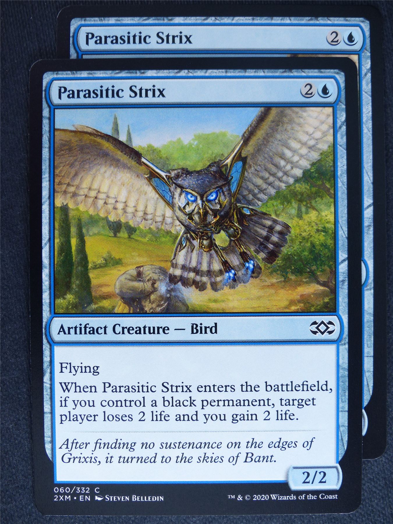 Parasitic Strix x2 - Double Masters - Mtg Magic Cards #6A