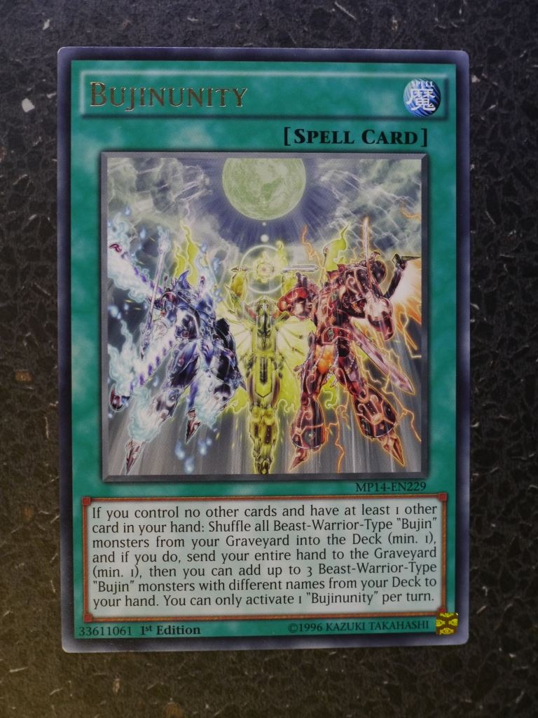 Yugioh Cards: BUJINUNITY MP14 SUPER RARE # 3H45