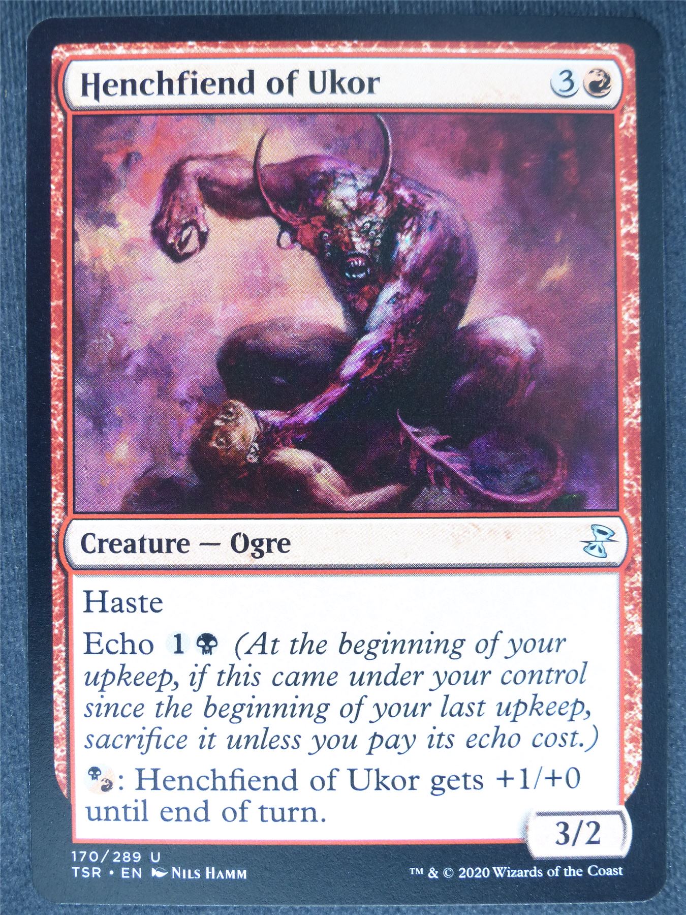 Henchfiend of Ukor - Remastered - Mtg Magic Cards #SJ