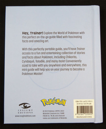 POKEMON Trainer's Mini Exploration Guide to Johto - Insight Gift Book Hardback #1A2