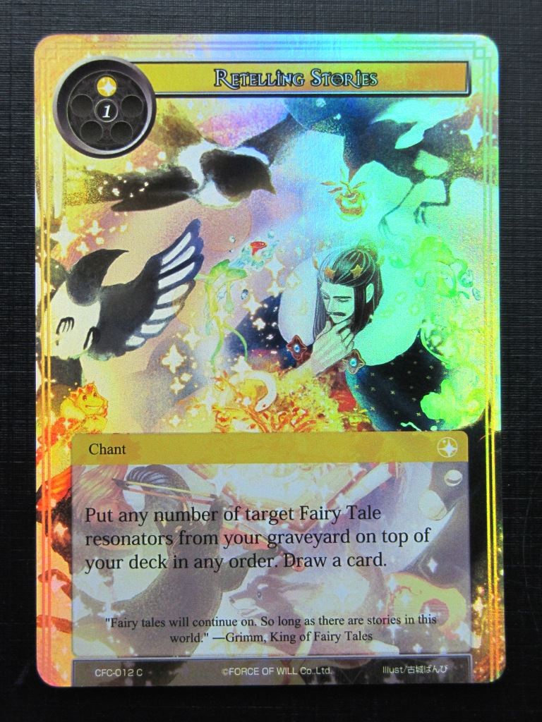 Force of Will Cards: RETELLING STORIES C FOIL # 26G38
