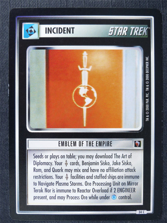Emblem of the Empire - Star Trek Cards #11W