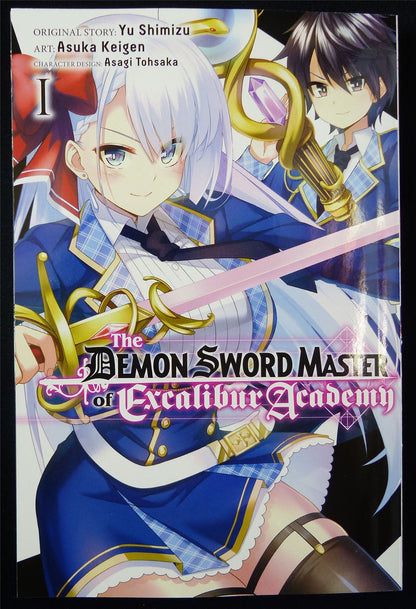 The DEMON Sword Master of Excalibur Academy Vol 1 - Yen Press Manga #AU