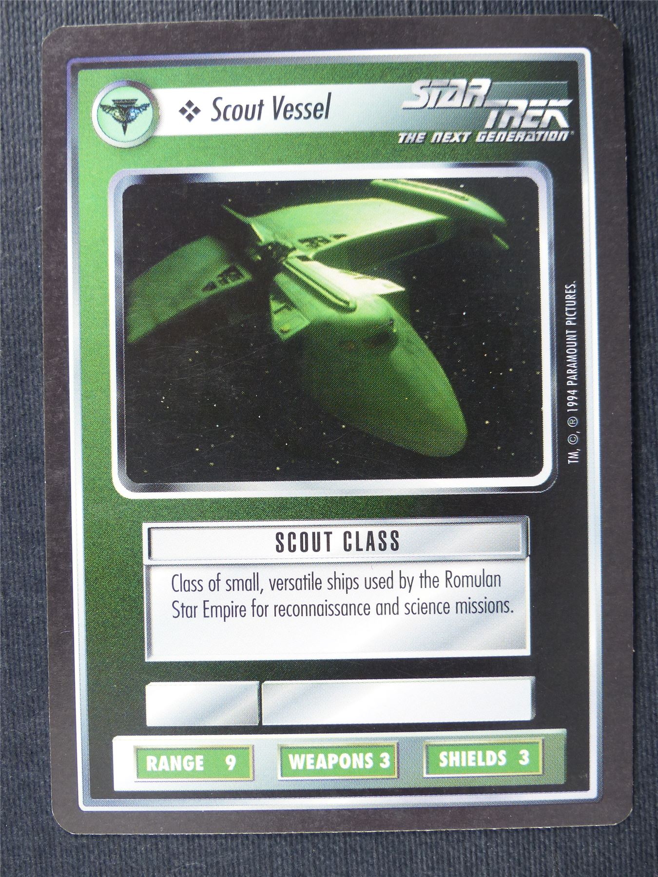 Scout Vessel - NG - Star Trek Cards #SV
