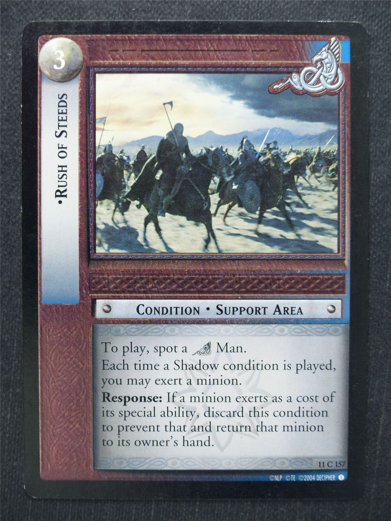 Rush of Steeds 11 C 157 - LotR Cards #R3