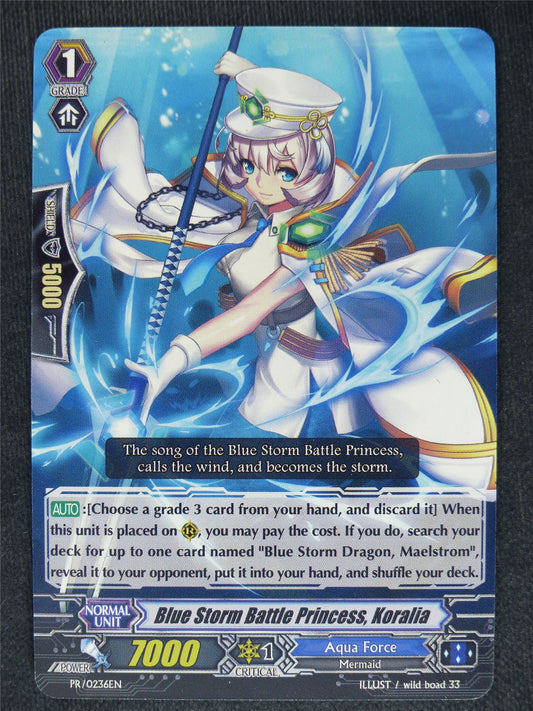 Blue Storm Battle Princess Koralia PR Promo - Vanguard Cards #K6