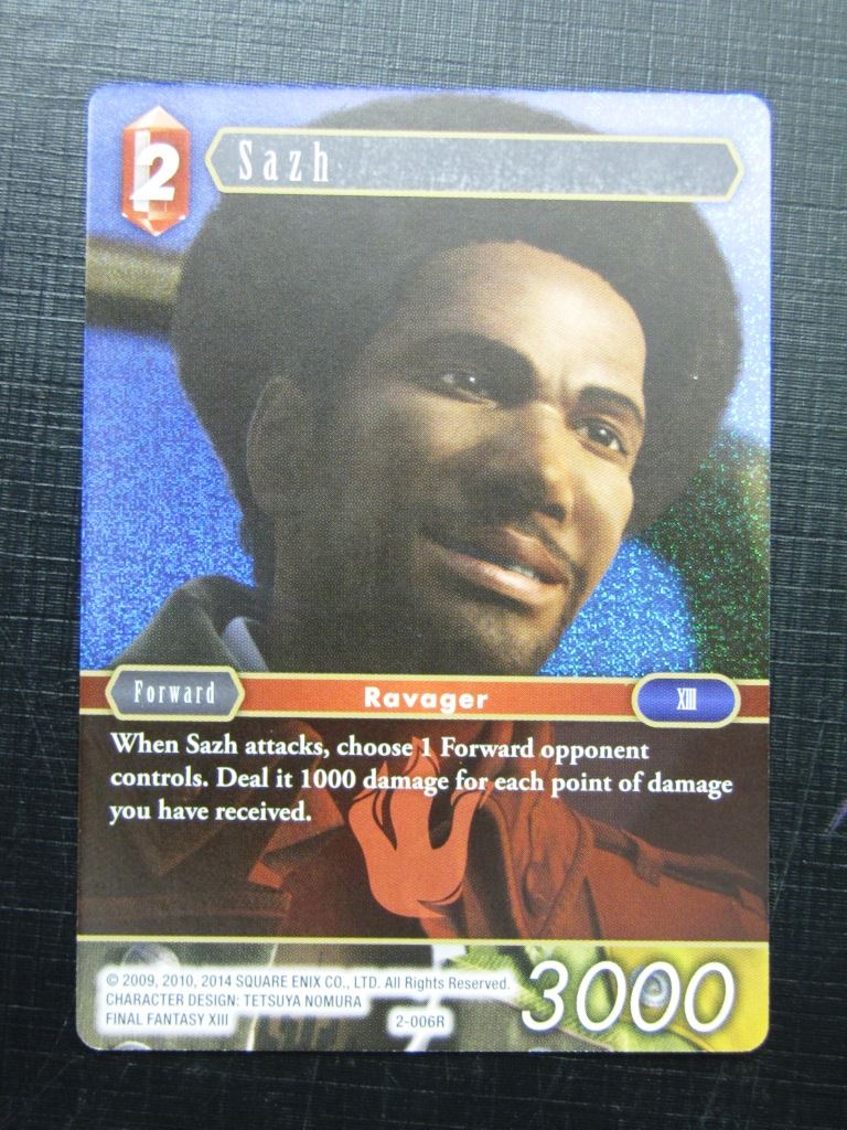 Final Fantasy Cards: SAZH 2-006R FOIL # 28B52